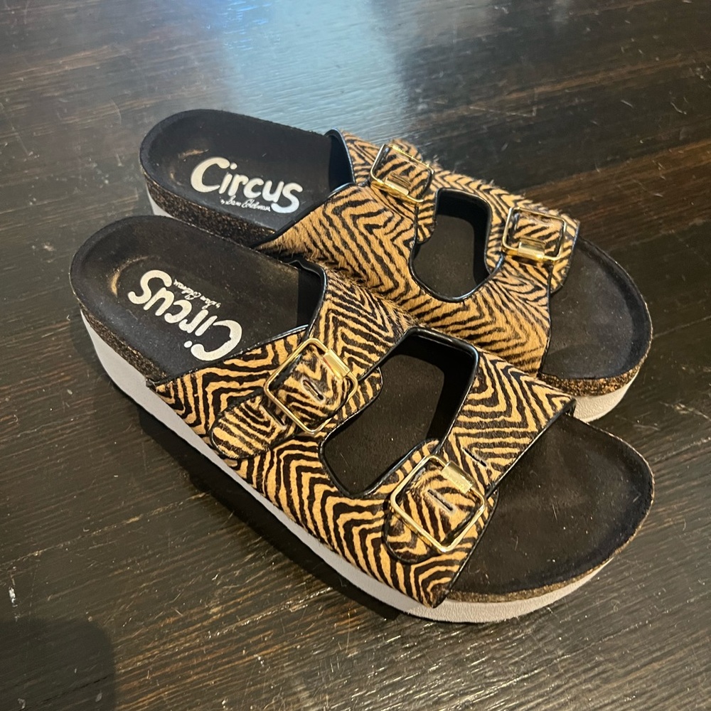 Circus by Sam Edelman Zebra Print Sandals